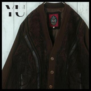 Ameri VINTAGE - 【希少】80s カーディガン スペイン製 ブラウン ユーロヴィンテージ 貴品