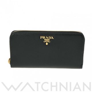 プラダ(PRADA)の未使用 プラダ PRADA 1ML506 レディース 長財布 ブラック /ゴールド金具 サフィアーノレザー(財布)