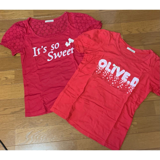 OLIVEdesOLIVE - OLIVE Tシャツ2枚セット ロゴT