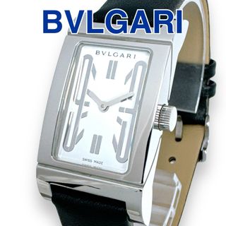 ブルガリ(BVLGARI)のブルガリ レッタンゴロ RT39S 革ベルト レザー クォーツ レディース 時計(腕時計)