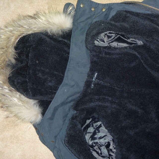 heather(ヘザー)のモッズコート(黒) 大幅値下げしました。 レディースのジャケット/アウター(モッズコート)の商品写真