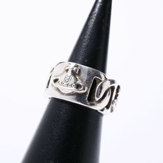 Vivienne Westwood ヴィヴィアンウエストウッド オーブ シルバー925 リング Sサイズ 指輪 スターリングシルバー チェーン アクセサリー ブランド古着【中古】20231214/GO9978(リング(指輪))