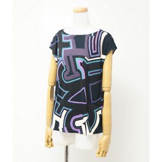 EMILIO PUCCI - ■美品■EMILIO PUCCI エミリオ プッチ トップス カットソー レディース サイズ38 ジャージー生地 プッチ柄 イタリア製 ブランド古着【中古】20231213/GO9982