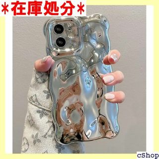 UEEBAI ケース iPhone 12 6.1 in 衝 - シルバー 91(その他)