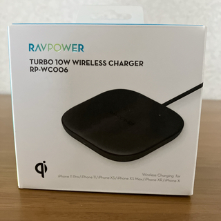 スマートフォン ワイヤレス充電器「RAVPOWER 」(バッテリー/充電器)