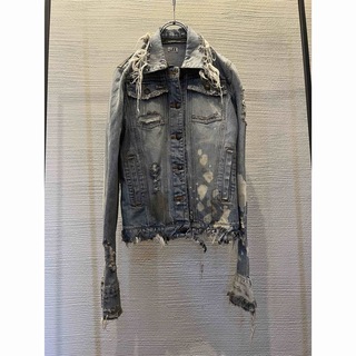 ルグランブルー(LGB)の00s archive L.G.B. bleach denim jacket(Gジャン/デニムジャケット)