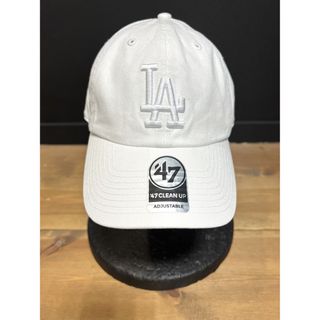 フォーティセブン(47 Brand)の47 Dodgers CREAN UP White × White Logo(キャップ)