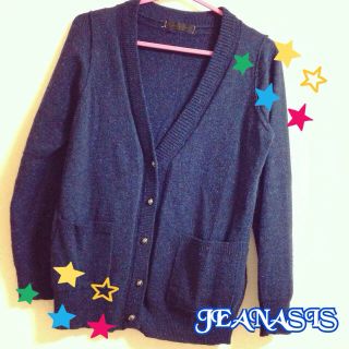 ジーナシス(JEANASIS)のJEANASIS Vカーディガン(カーディガン)