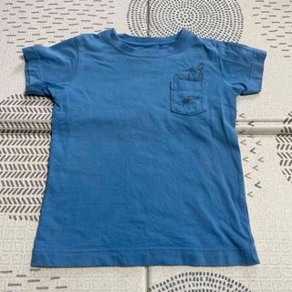 ユニクロ(UNIQLO)のUNIQLO 半袖Tシャツ　110cm 水色(Tシャツ/カットソー)