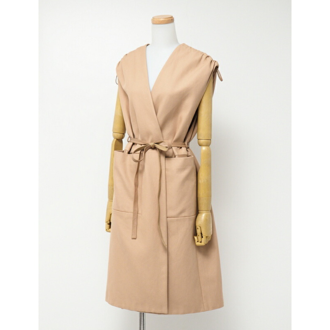 □美品□Drawer ドゥロワー ベスト サイズ36 ロングベスト ジレ □美品□Drawer ドゥロワー ベスト サイズ36 ロングベスト ジレ