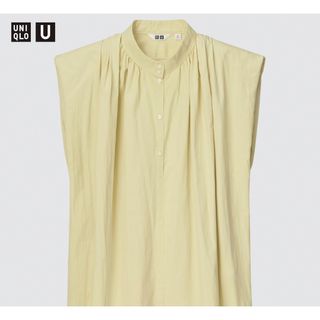 ユニクロ(UNIQLO)のUNIQLO U ユニクロユー ギャザーブラウス(シャツ/ブラウス(半袖/袖なし))