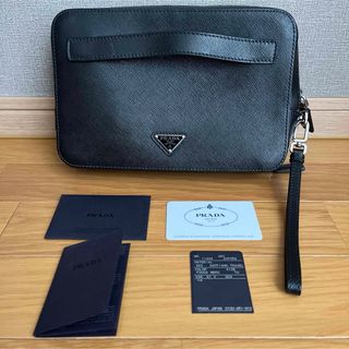 プラダ(PRADA)のPRADA プラダ クラッチバッグ SAFFIANO TRAVEL(セカンドバッグ/クラッチバッグ)