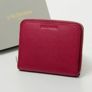 J&M DAVIDSON - ■未使用品■J&M DAVIDSON ジェイアンドエムデヴィッドソン ≪SMALL ZIP AROUND PURSE/10224N≫ コインケース ウォレット ミニ財布 レディース レザー ラウンドファスナー ボルドー 20231104/GO6967