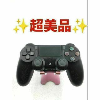 超美品 PS4 コントローラー DUALSHOCK4 純正 ブラック　b-116(その他)