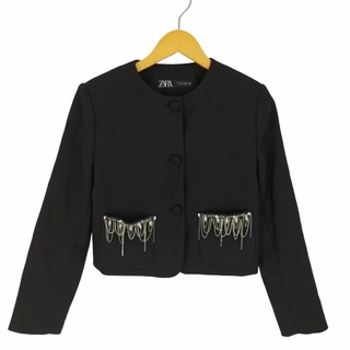 ザラ(ZARA)のZARA(ザラ) SHORT BEADED BLAZER レディース アウター(その他)