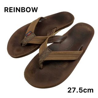 レインボーサンダル(RAINBOW SANDALS)のレインボーサンダル ビーチサンダル トングサンダル ダークブラウン 27.5cm(サンダル)