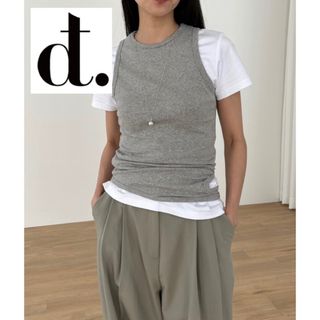 美品！【Didot.showroom】FREEサイズ　ヘザーグレー　タンクトップ(タンクトップ)