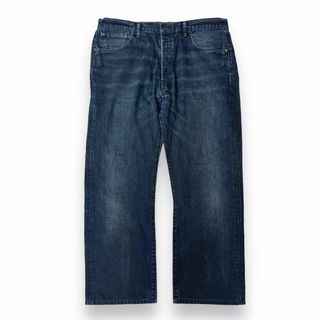 リーバイス(Levi's)のリーバイス 501 インディゴ 色落ち デニム W38 黒パッチ 大きいサイズ(デニム/ジーンズ)