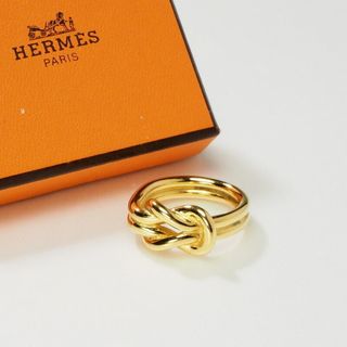 エルメス(Hermes)の■美品■HERMES エルメス スカーフリング ゴールドカラー スカーフ留め 小物 アクセサリー ブランド古着【中古】20231002/GO3496(バンダナ/スカーフ)