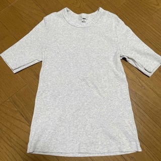 ユニクロ(UNIQLO)のユニクロ　リブクルーネックT (Tシャツ/カットソー(半袖/袖なし))