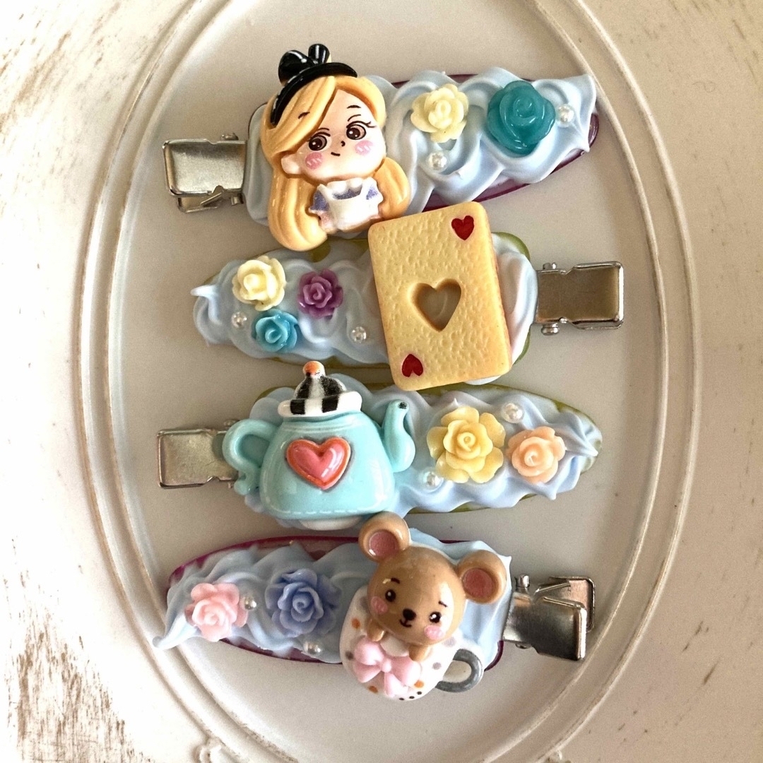 ハンドメイド 前髪クリップ ホイップデコ デコホイップ ヘアピン ハンドメイド 前髪クリップ ホイップデコ デコホイップ ヘアピン