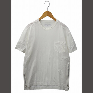 ウジョー Ujoh  クルーネック サイドジップ オーバーサイズ Tシャツ 2(Tシャツ/カットソー(半袖/袖なし))