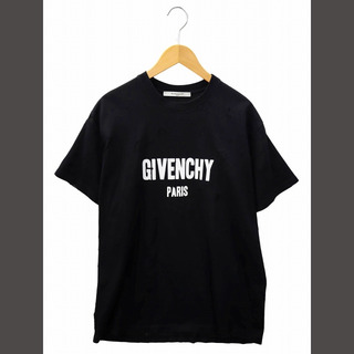 GIVENCHY - ジバンシィ ロゴ プリント デストロイ加工 半袖 オーバーサイズ Tシャツ S