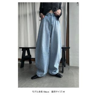 ウィルフリー　darts curve silhouette denim PT M(デニム/ジーンズ)