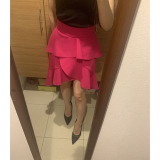 ザラ(ZARA)のアシンメトリースカート(ひざ丈スカート)