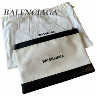 バレンシアガバッグ(BALENCIAGA BAG)のバレンシアガ キャンバス×レザー セカンドバッグ(セカンドバッグ/クラッチバッグ)