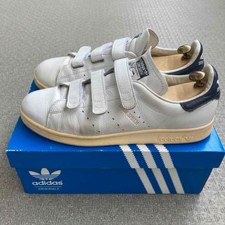 スタンスミス　STAN SMITH CF 27.5㎝　ベルクロ　紺　ネイビー