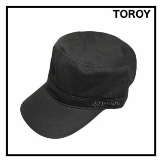 TOROY - TOROY　トロイ　キャップ　帽子　キャスケット　ブラック　メンズ