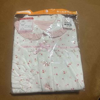 ニシマツヤ(西松屋)の新品 未使用 ソフトキルト 長袖 パジャマ 上下セット 女の子 100cm(パジャマ)