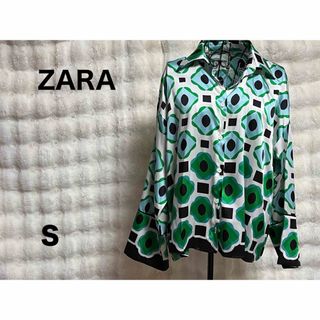 ZARA - ZARAジオメトリックプリントシャツ