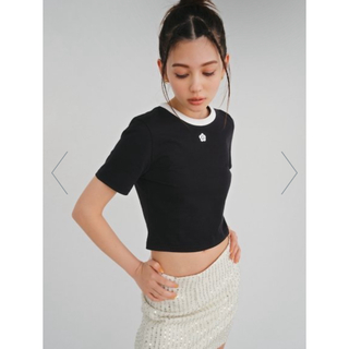 MARY QUANT - 【LILY BROWN*MARY QUANT】バリエーションクロップドTシャツ