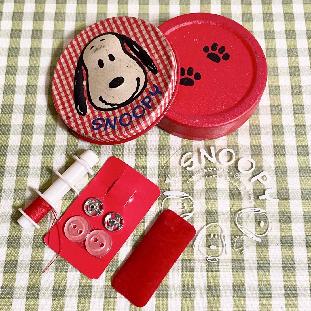 SNOOPY - 昭和レトロ 80年代 当時物 希少 レア スヌーピー 裁縫 SNOOPY - 昭和レトロ 80年代 当時物 希少 レア スヌーピー 裁縫