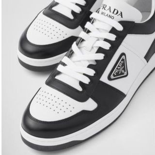 プラダ(PRADA)のPRADA ダウンタウン レザー スニーカー Unisex 22CM【新品】(スニーカー)