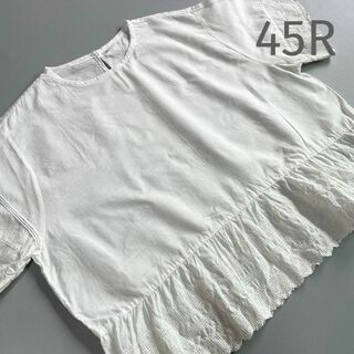 フォーティファイブアール(45R)の45R インドカディのカットワークdeTシャツ(シャツ/ブラウス(半袖/袖なし))