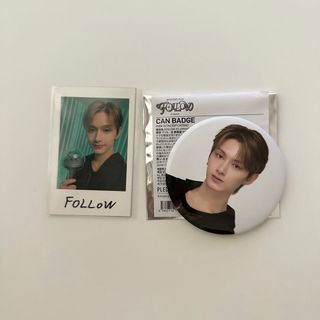 セブンティーン(SEVENTEEN)のseventeen follow ジュン　缶バッジ　インスタントフォト(アイドルグッズ)