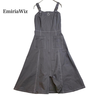 EmiriaWiz - 美品 エミリアウィズ Aライン 美シルエット ジャンパースカート 綿 Sサイズ