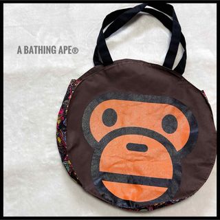 アベイシングエイプ(A BATHING APE)のA BATHING APE® アベイシングエイプ　円形トートバッグ　ストリート(トートバッグ)