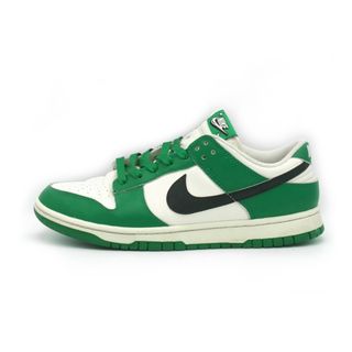 ナイキ(NIKE)のナイキ NIKE ■ 【 DUNK LOW LOTTERY Pale Ivory Malachite DR9654 100 】 ダンク ロー ロッテリー ペール アイボリー マラカイト スニーカー　w19378(スニーカー)