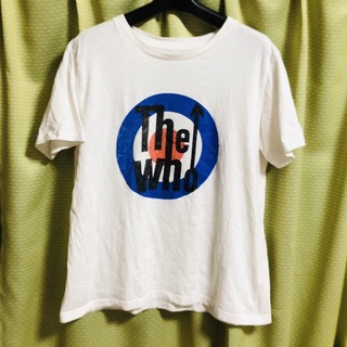 ジーユー(GU)のGU ザ・フー　the who バンドTシャツ　ホフホワイト　L(Tシャツ(半袖/袖なし))
