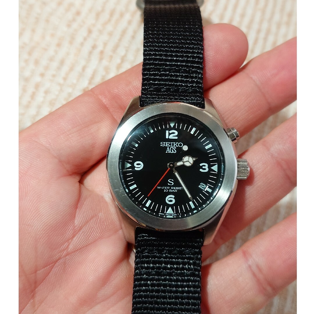 SEIKO - SEIKO セイコー 腕時計 AGS SUS 5M22-6C30の通販 by SEIKO - SEIKO セイコー 腕時計 AGS SUS 5M22-6C30の通販 by