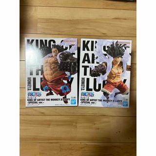 BANDAI - ONE PIECE　KING OF AIRTIST　ルフィ　　フィギュア　2体