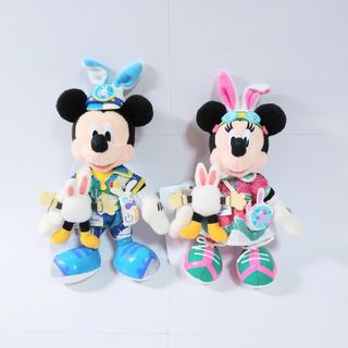 ディズニー(Disney)のディズニー　イースター　2019　うさたま　ミッキー　ミニー　ぬいぐるみ バッジ(ぬいぐるみ)