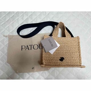 パトゥ(PATOU)の新品未使用★パトゥPATOU ラフィア　スモール　かごバッグ(かごバッグ/ストローバッグ)