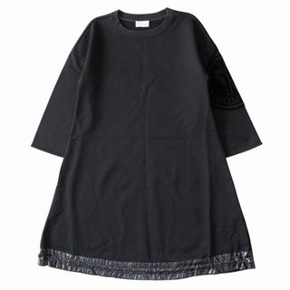 美品 18AW モンクレール ABITO スウェット ナイロン 切替 ワンピース