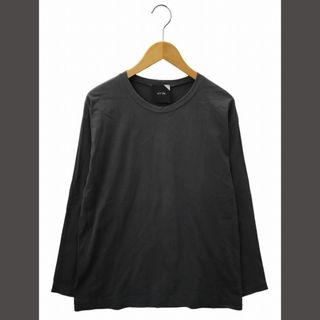 ATON ヌバック コットン ロングスリーブ Tシャツ カットソー 04(Tシャツ(長袖/七分))