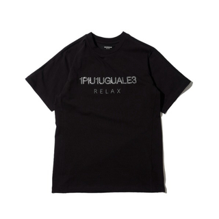 1piu1uguale3 - 【1PIU1UGUALE3 RELAX】ラインストーン / ロゴTシャツ